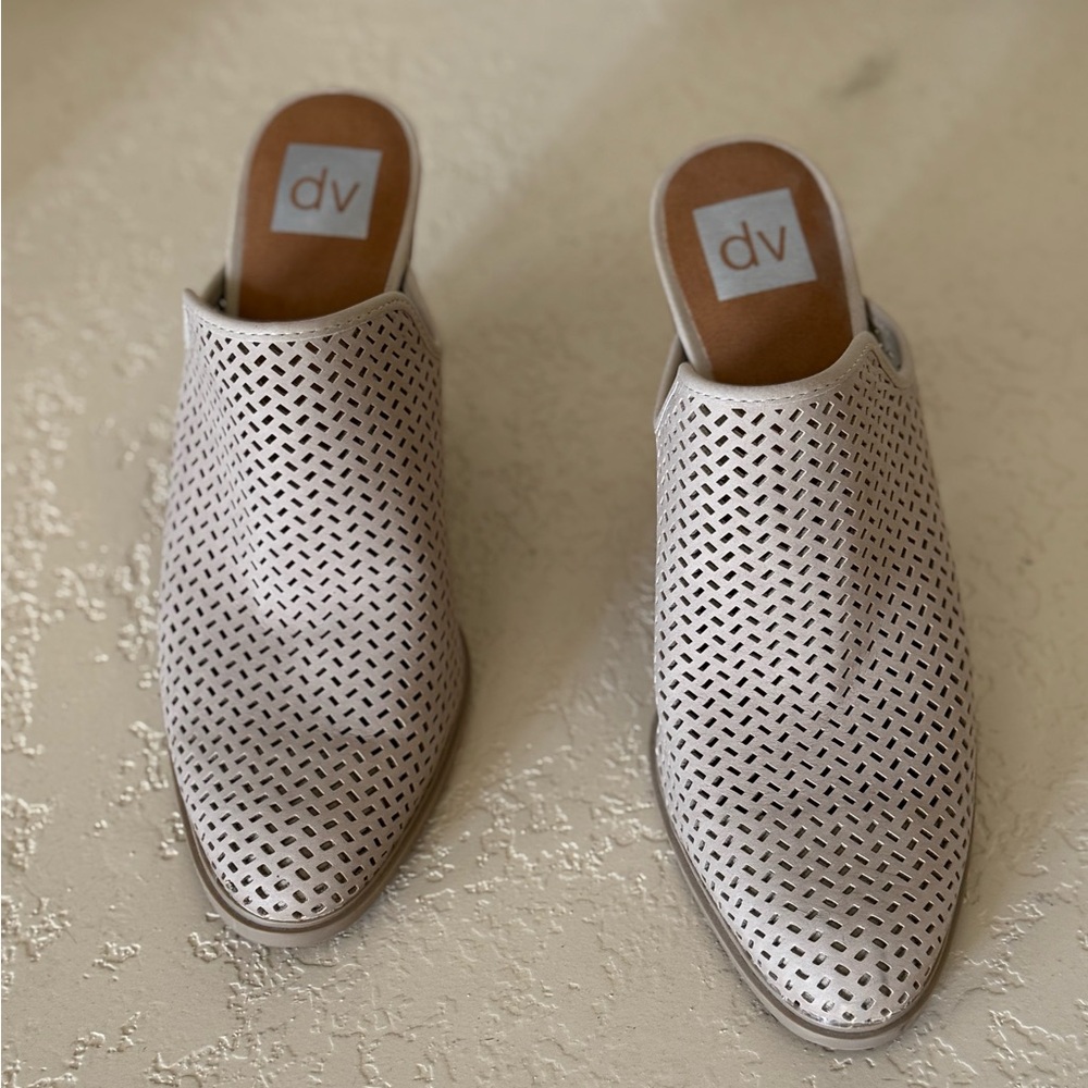 Tan Mules by DV- new